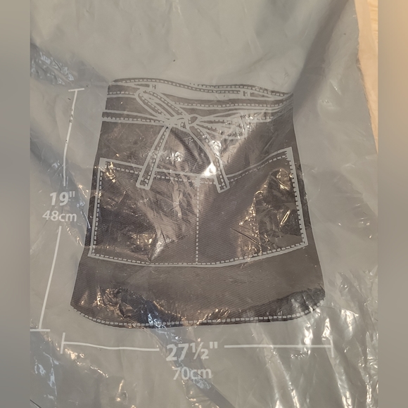 Chef Works Half Bistro 2 Pocket Apron Black - Picture 2 of 4